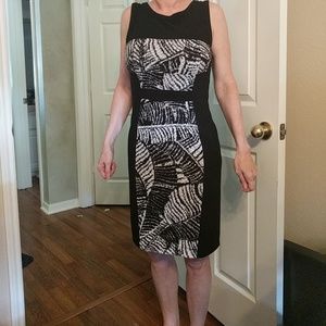 Joseph Ribkoff size 8 Black & white Dress